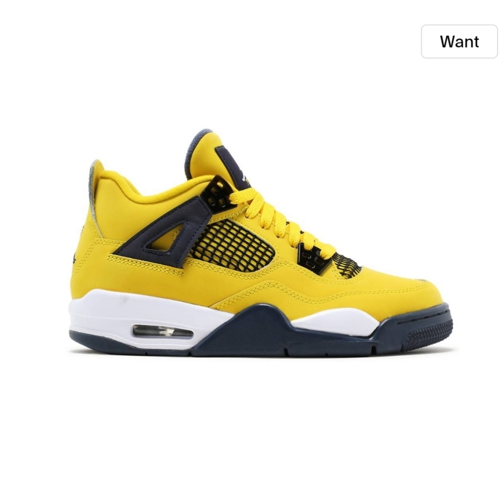 Air Jordan 4 Retro Lightning Shoes Size 11 - Picture 2 of 12